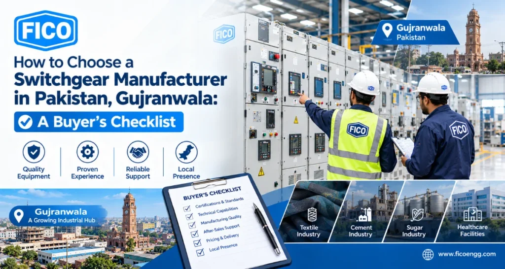 How to Choose a Switchgear Manufacturer in Pakistan, Gujranwala