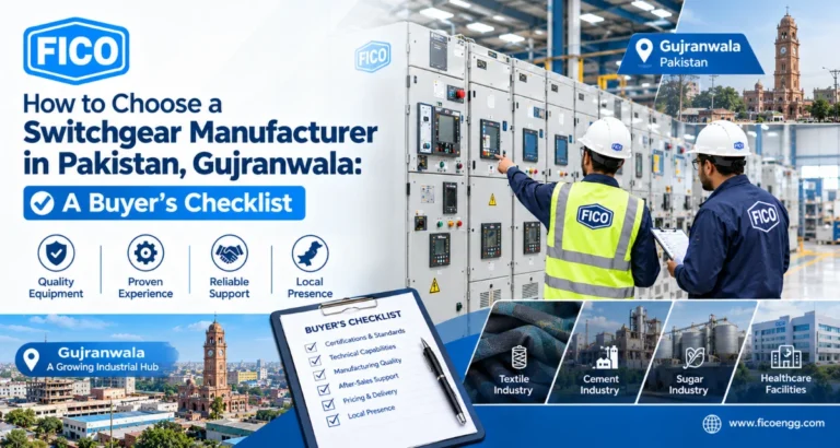 How to Choose a Switchgear Manufacturer in Pakistan, Gujranwala