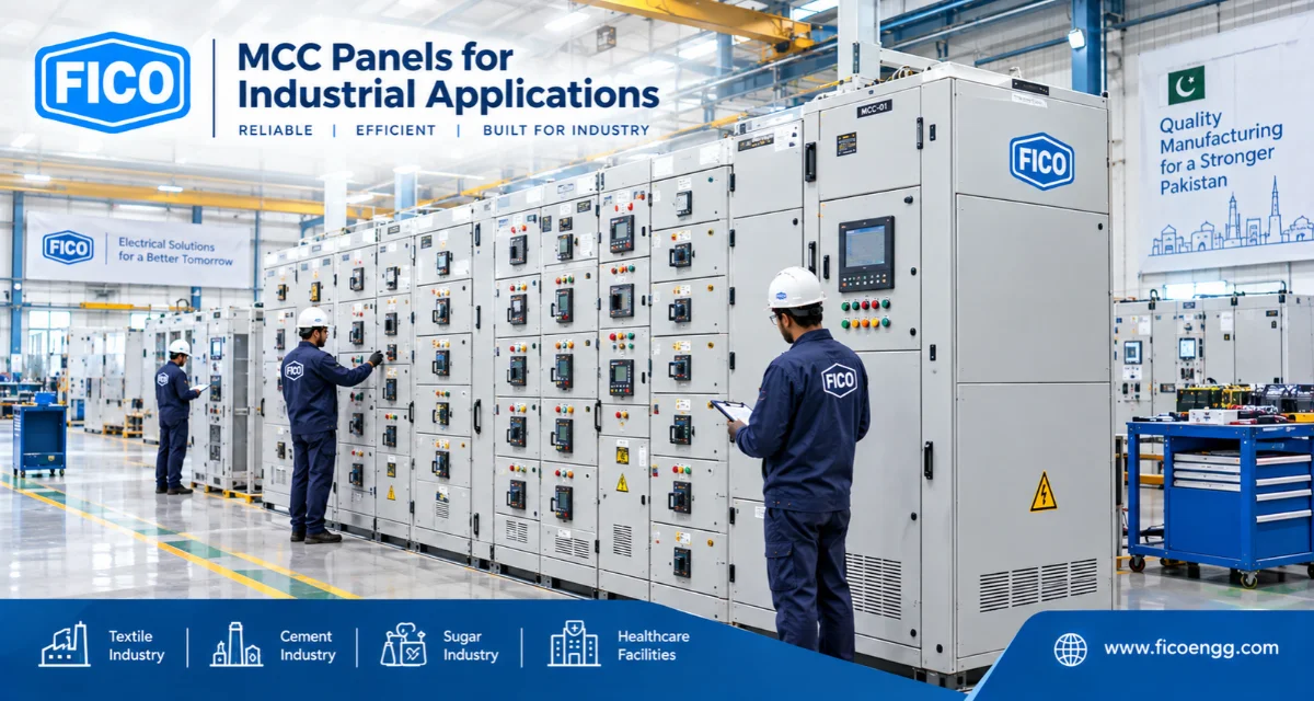 Industrial MCC panel manufacturer in Pakistan